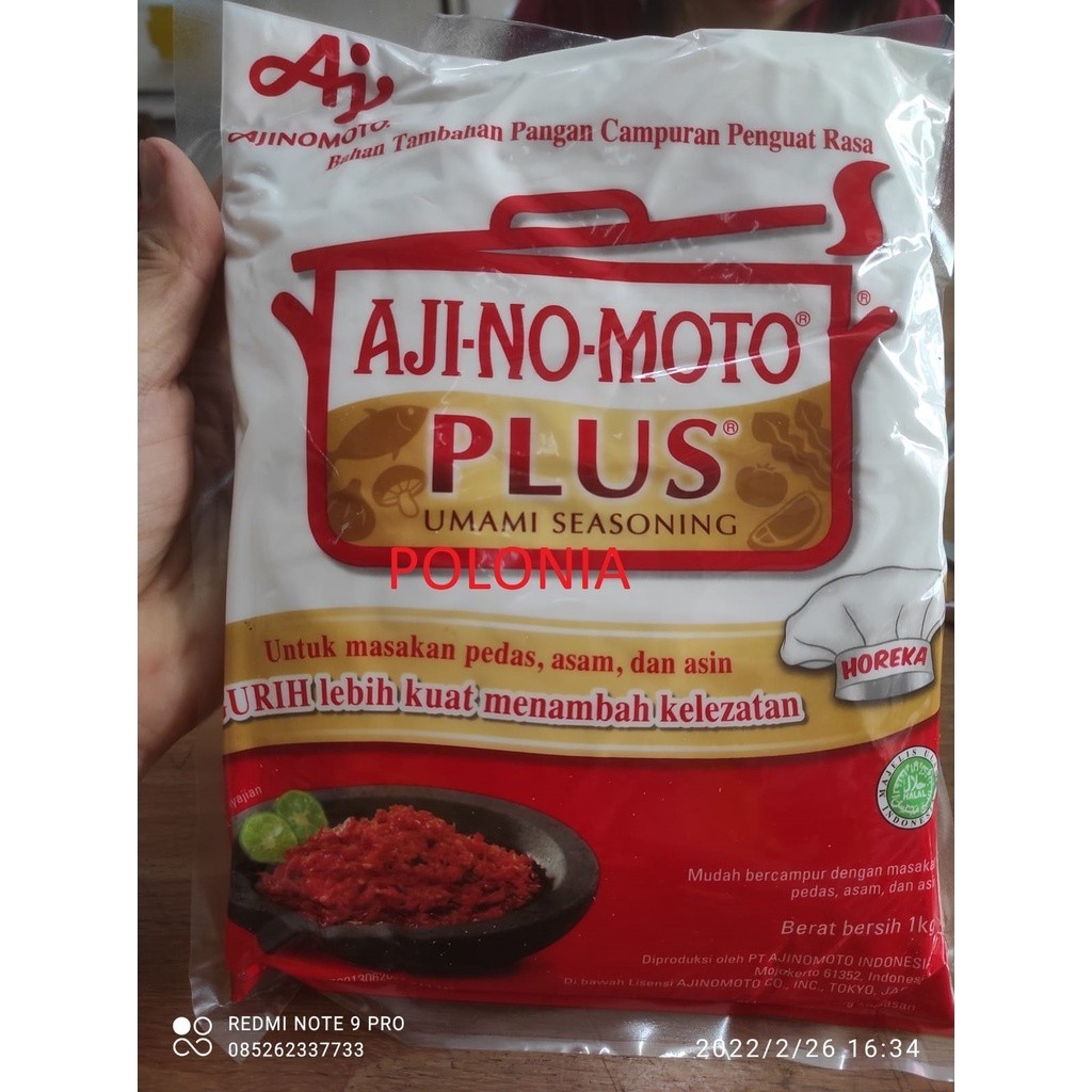 

Ajinomoto Plus Penguat Penyedap Rasa 1kg GROSIR ECER READY MEDAN