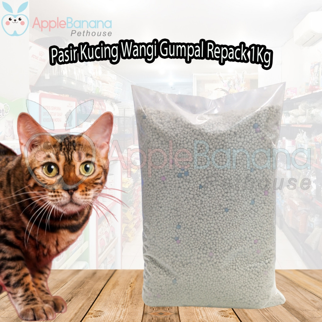 Pasir Kucing Wangi Gumpal 1 kg | Pasir kucing 1 kg gumpal wangi | Pasir gumpal wangi 1 kg