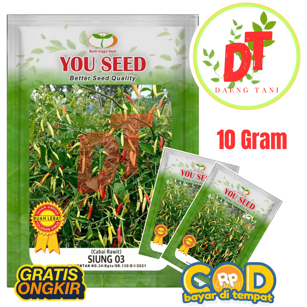 Benih Bibit Biji Cabe Rawit Setan Patalan SIUNG 03 10g Cap You Seed
