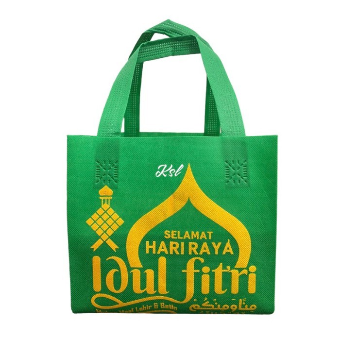 

TAS SPUNBOND GOODIE BAG HAMPERS LEBARAN IDUL FITRI KUE KOTAK
