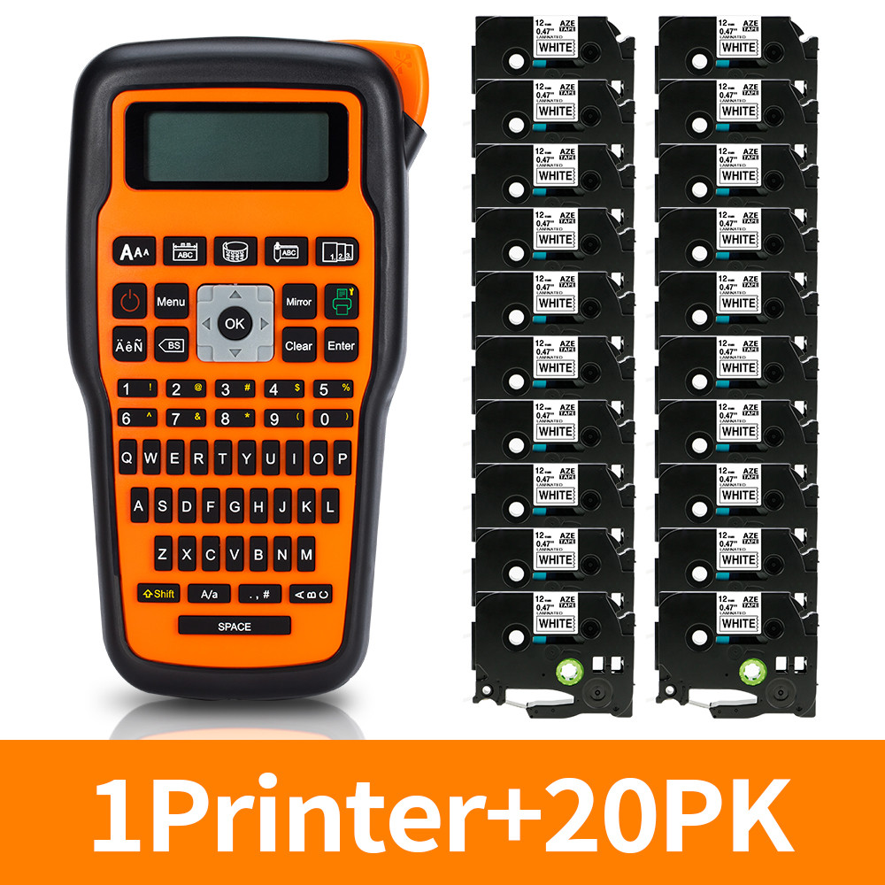 

Handheld Label Maker w/ Label Tapes 231 Compatible for Ptouch Label Maker PTH110 203dip 20mm/s Portable Outdoor Labeling Machine