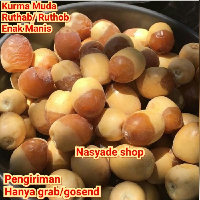 

Kurma Muda Ruthab/Ruthob Pengiriman hanya khusus grab/gojek - 500gr