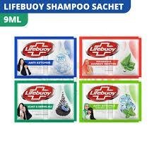 Lifebuoy emeron shampoo sachet 5 ml. 1 Renteng isi 24 sachet anti dendruff hair fall black shine sof