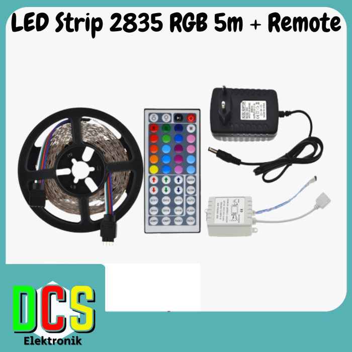 LED Strip 2835 RGB 5m + Remote