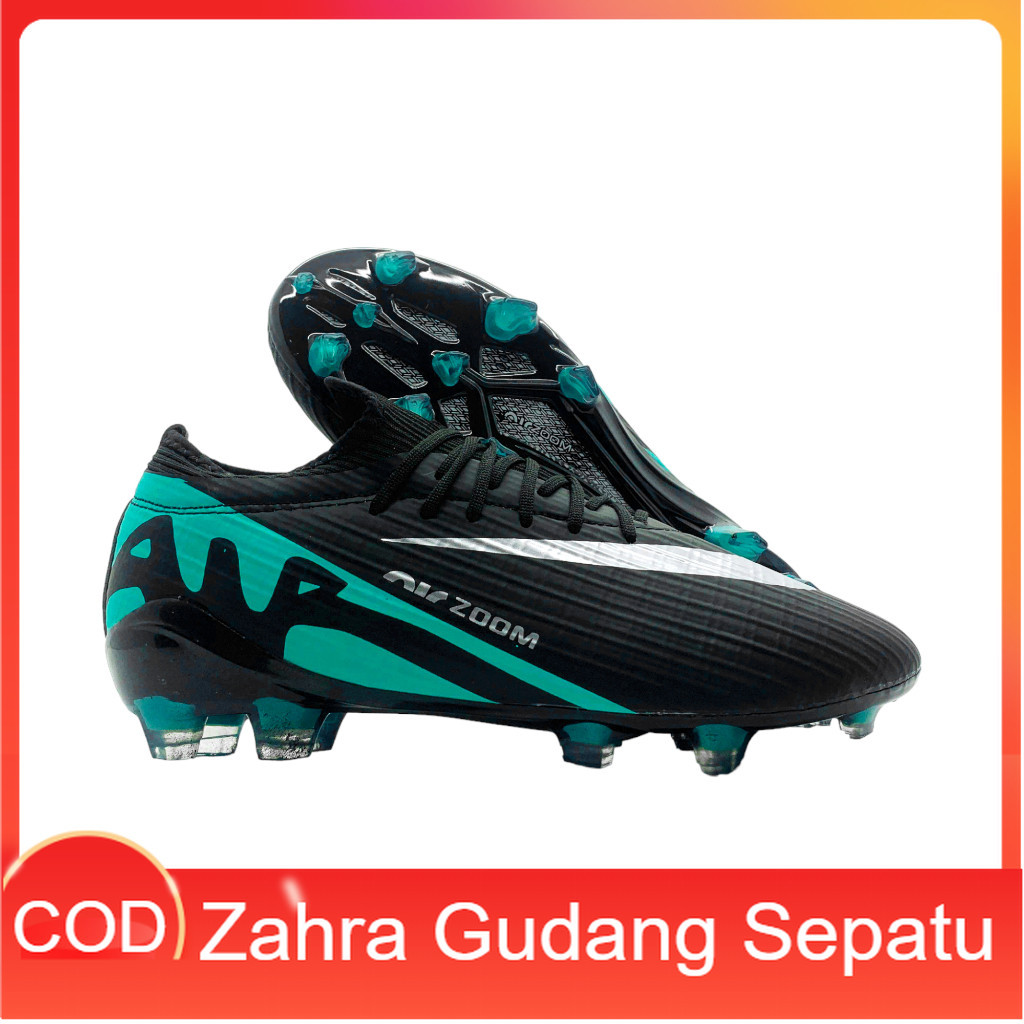 sepatu bola air zoom mercurial superfly9 bonus kaos kaki & deker bisa cod bayar ditempat ready 34-43