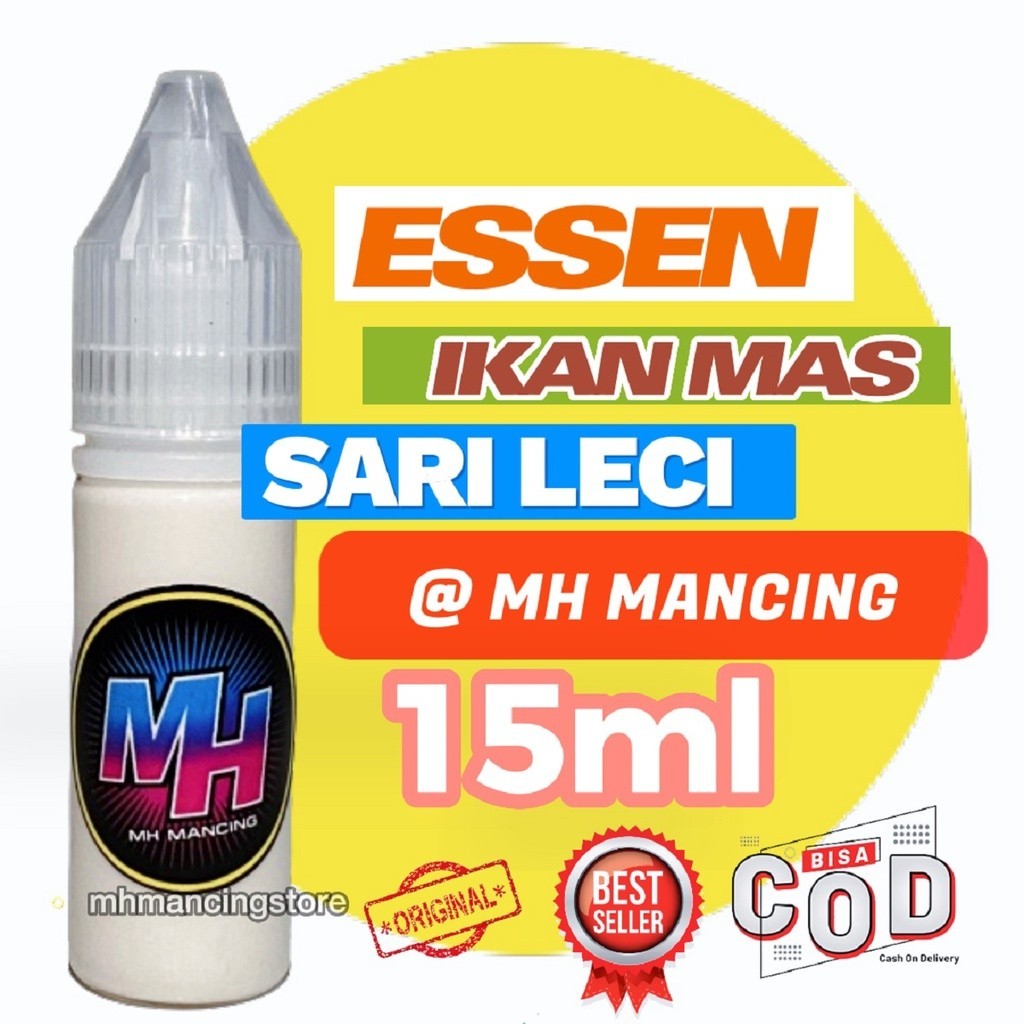 essen ikan mas sari leci mh mancing 15ml