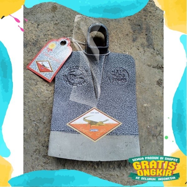 cangkul pacul cap buaya carmen anti lengket cangkul sawah/ blackpink