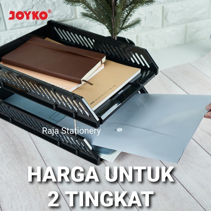 

PROMO!! -Joyko Document Tray / Rak Kertas Dokumen Berkas BISA DITUMPUK Kantor