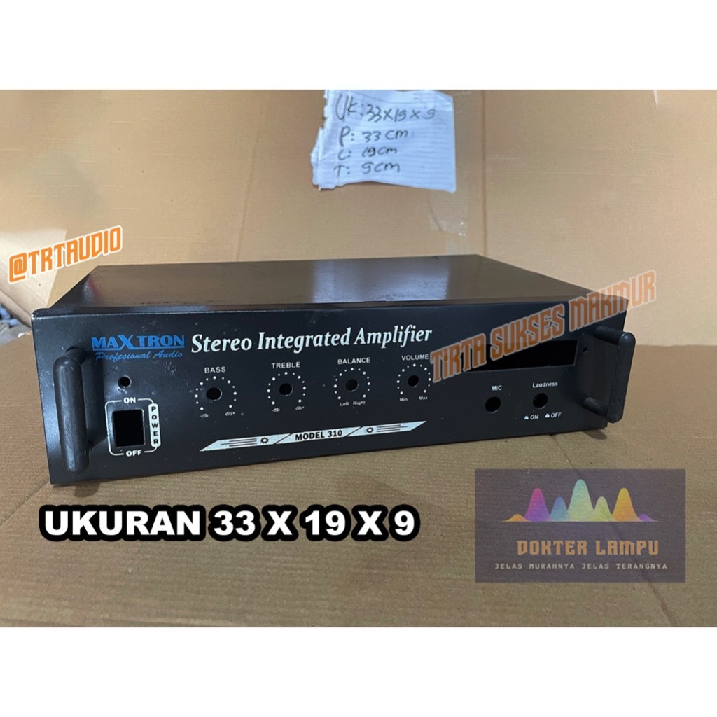 BOX POWER AMPLIFIER SOUND SYSTEM 310 MAXTRON