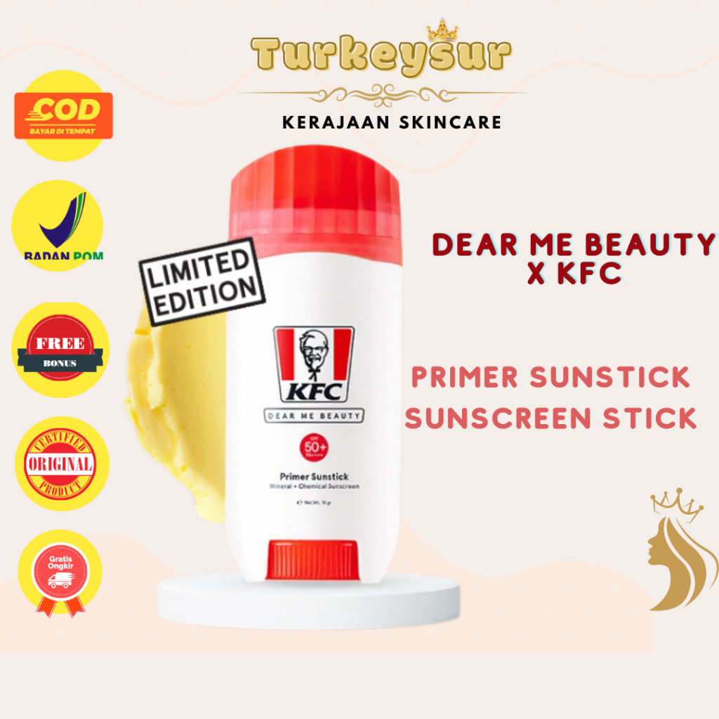 Dear Me Beauty x KFC Primer Sunstick Sunscreen Stick Primer KFC Dear Me Dearme Beauty