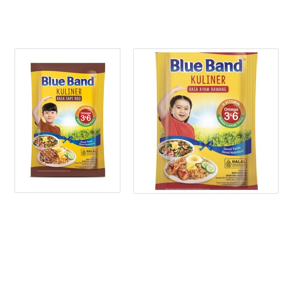 

BLUE BAND KULINER RASA AYAM BAWANG BLUE BAND SAPI BBQ 40GR