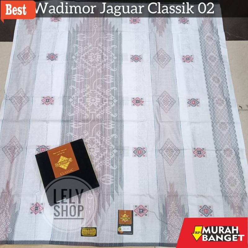 Sarung idaman- Sarung Tenun Premium WADIMOR Jacquard JAGUAR CLASSIC CLASIC CLASIK KLASIK Halus Dingi