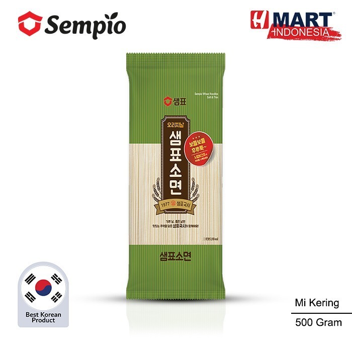 

Sempio Wheat Noodles Soft & Thin - Mie Kering Asli Korea 500g