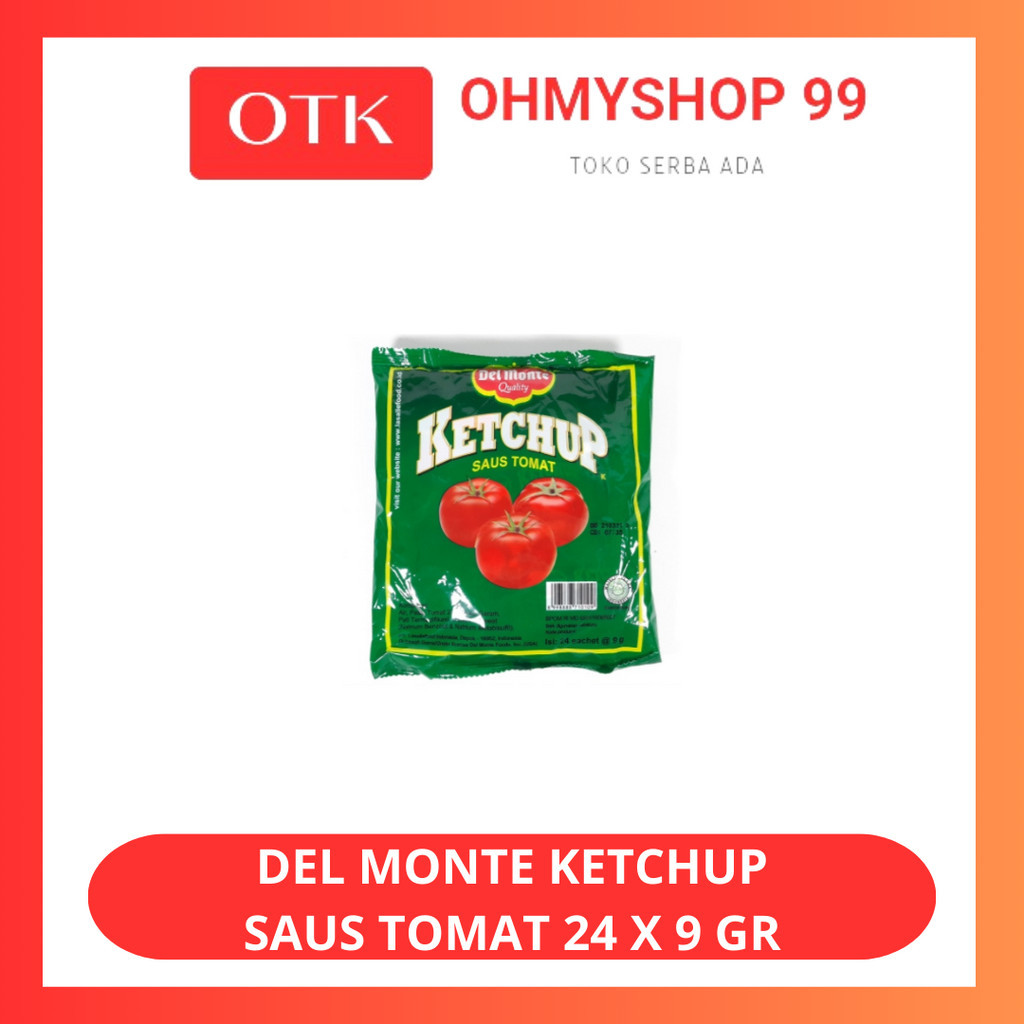 

DELMONTE Sambal Saus Tomat Sachet 9gr x 24 pcs