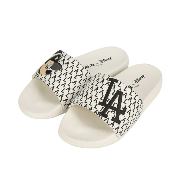 MLB x disney mound mickey monogram slipper