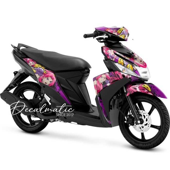 Decal Mio M3 Full Body Stiker Mio S Full Body VAriasi Motor Full body Mio Z Anime Girl Sakura