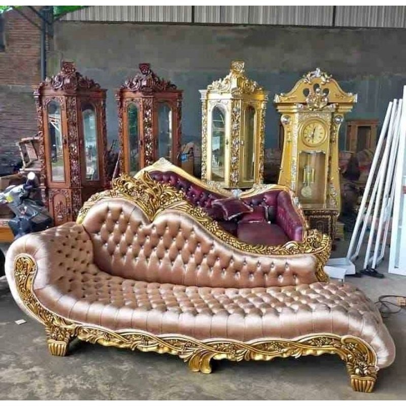 SOFA UKIR KAYU JATI/SOFA SANTAI/FURNITURE MEBEL JATI JEPARA/SOFA SANTAI DEPAN TV
