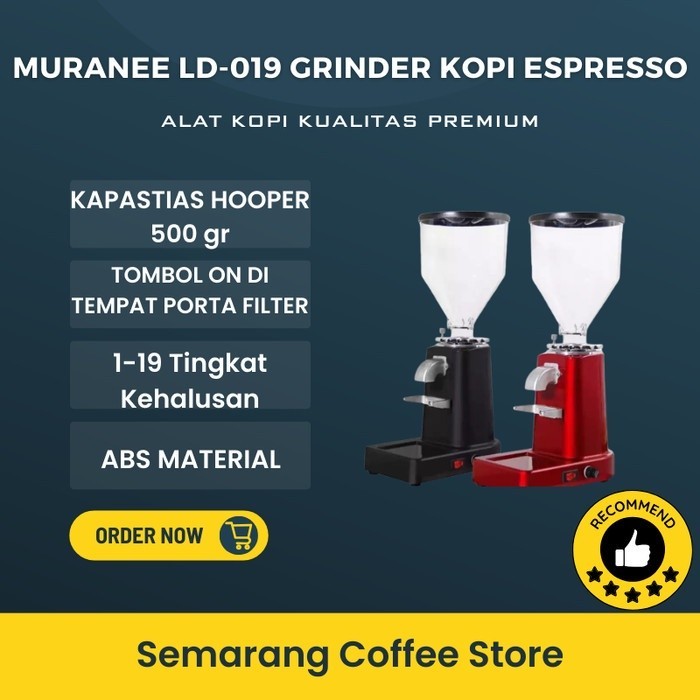 Grinder Kopi Kuis Muranee 019 Mesin Alat Penggiling Kopi Otomatis