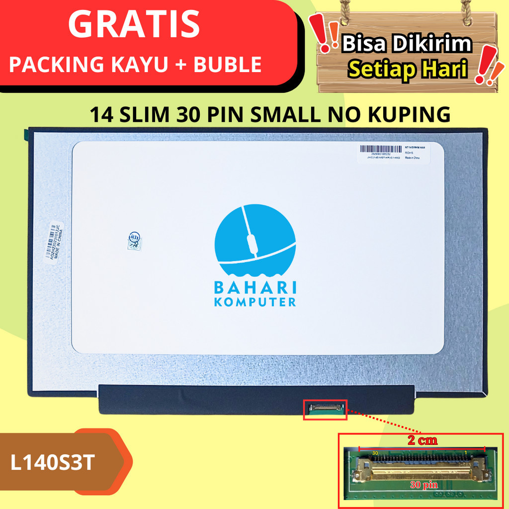 LED LCD Acer Aspire 3 A314-22 Series 14 slim 30 pin small no bracket