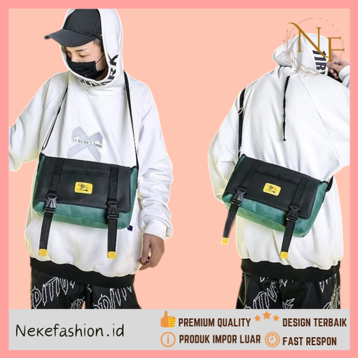 NEKE FASHION Premium Kualitas - Tas Selempang Pria Tas Selempang Cowok Tas Sling Bag Pria Tas Sling 
