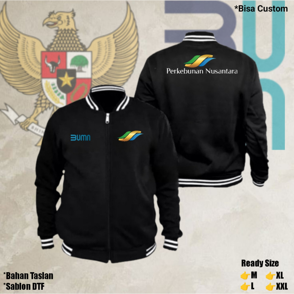 Jaket PERKEBUNAN NUSANTARA BUMN Jaket Varsity