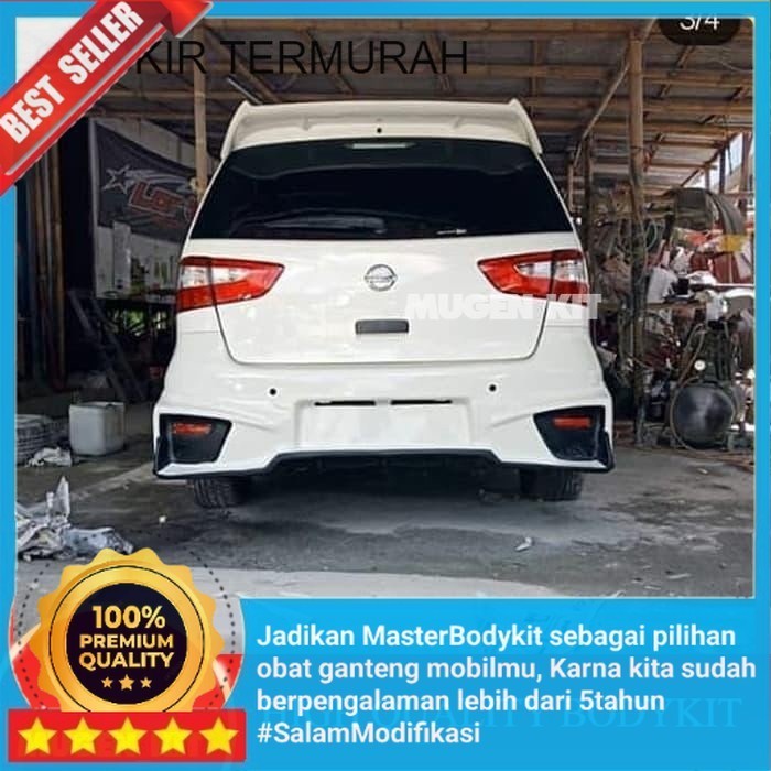 (Original) Aksesoris Bemper  promo bodykit nissan grand livina 2015 impul x Ongkir Hemat Grade A kua