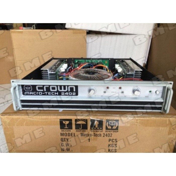 Power Amplifier Crown Macro Tech 2402 / Macrotech 2402