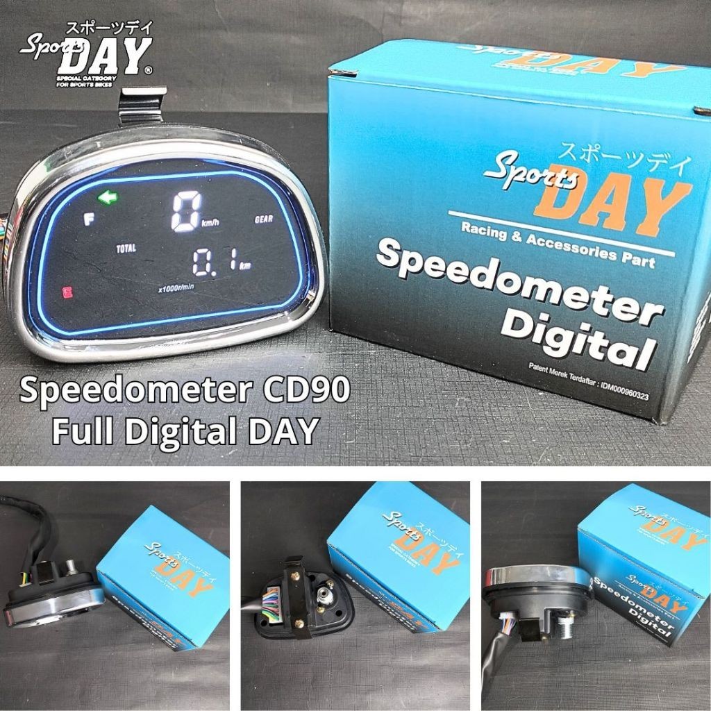 SPIDO SPEEDOMETER DIGITAL CD BATOK CD CT