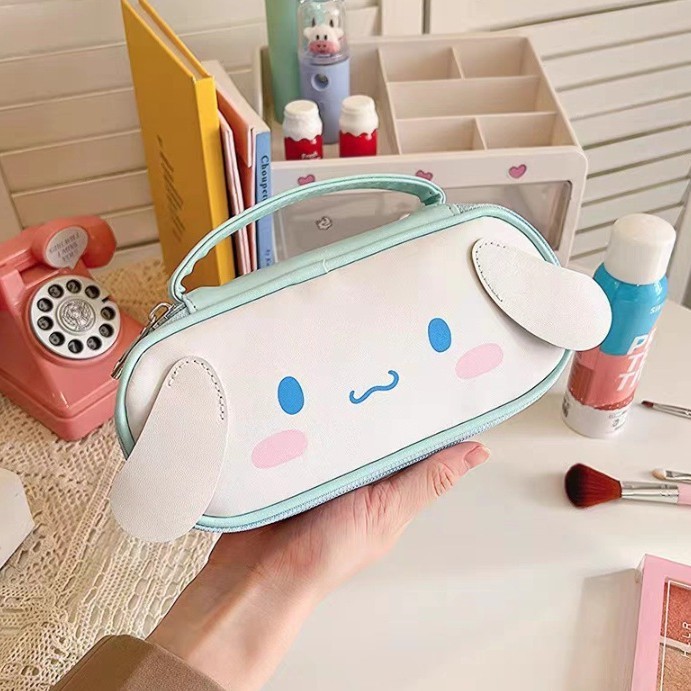 

Andma Tas Tenteng / Kotak Pensil / Tas Cinnamoroll Kuromi Melody Import - Putih
