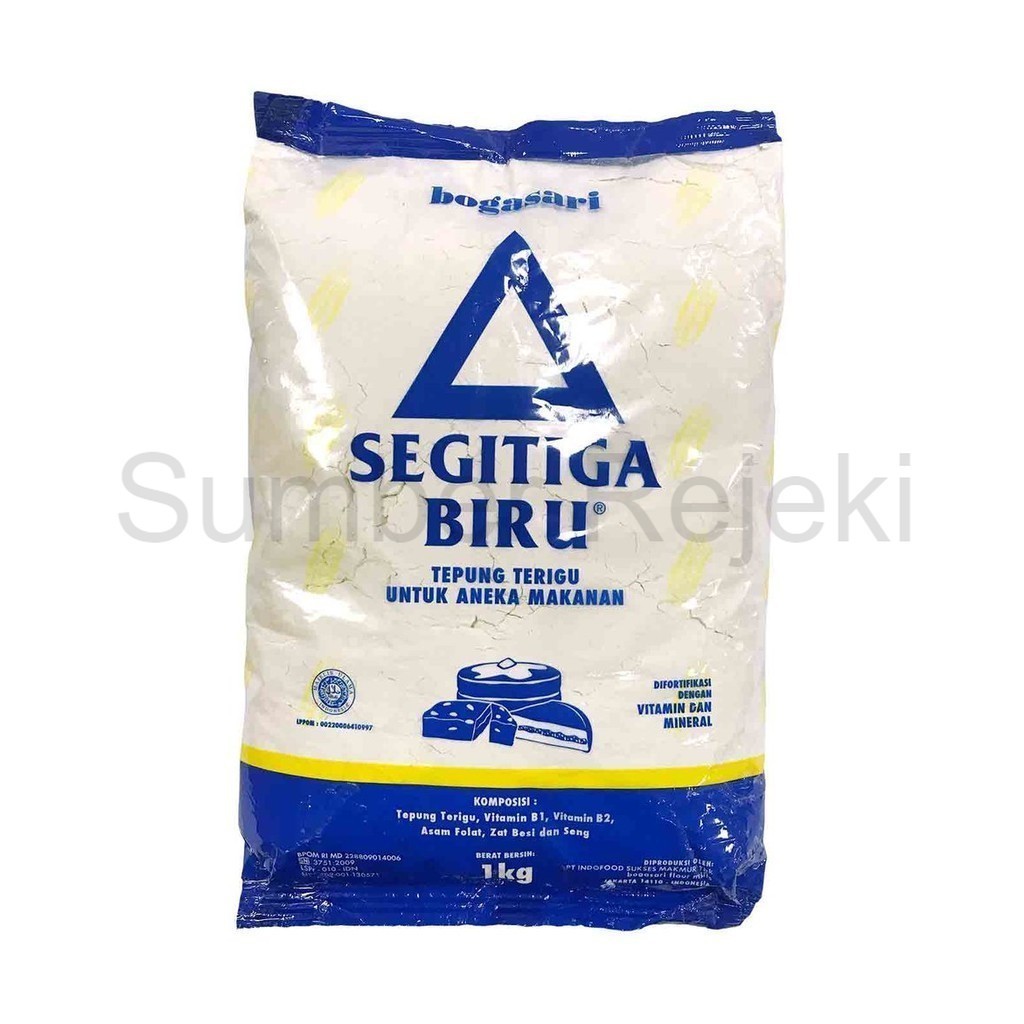 

TEPUNG TERIGU SEGITIGA BIRU BOGASARI 1KG | SEGITIGA BIRU KEMASAN