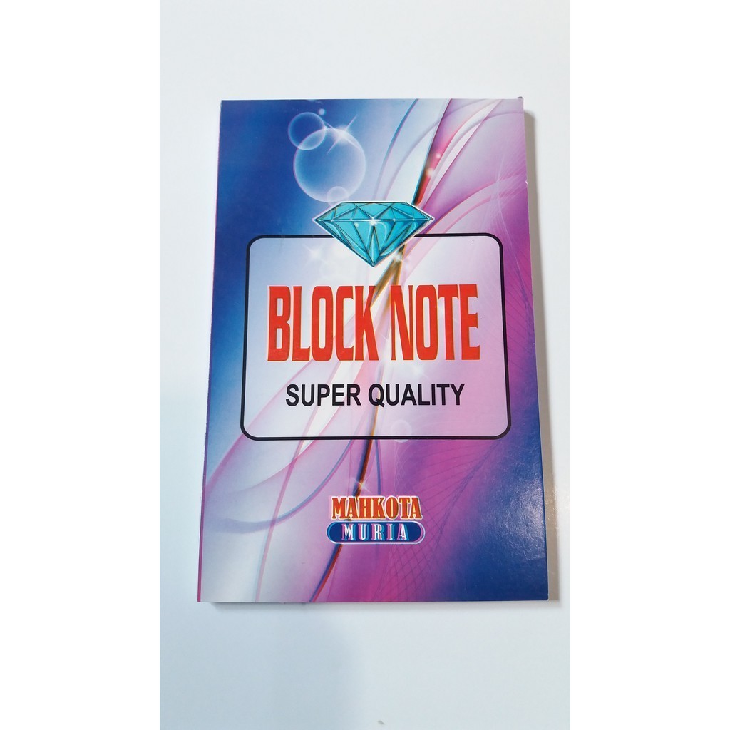 

Block Note Polos Isi Bahan Kertas HVS Putih Isi 50 Lembar