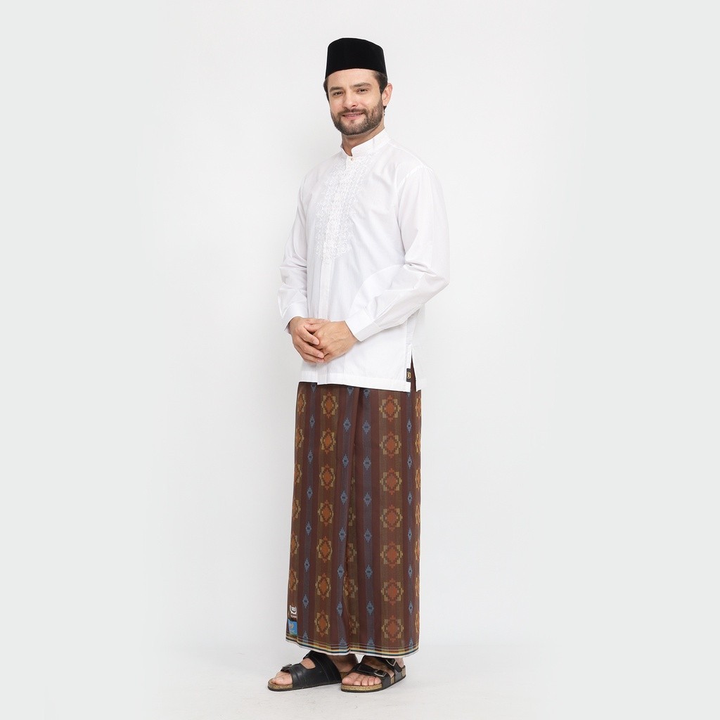 PROMO TERBARU Sarung BHS Classic Gold Motif C44 DKA Coklat