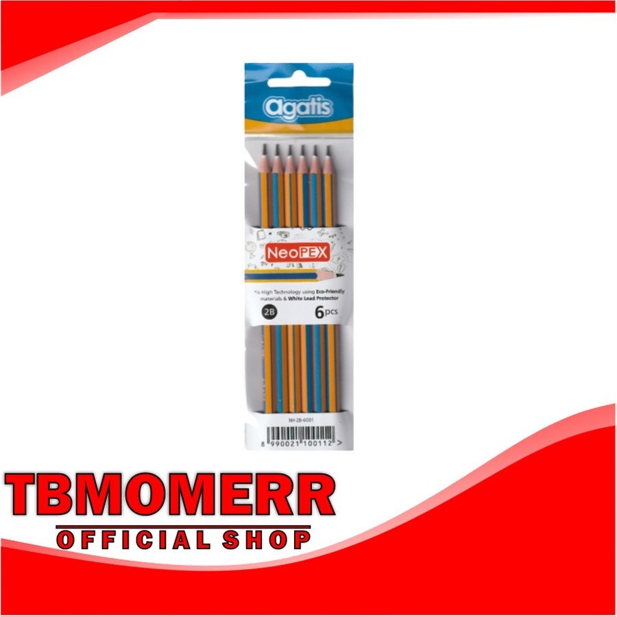 

AGATIS NEOPEX HEXAGONAL GRAPHITE PENSIL 2B SET 6 NH-2B-6O01