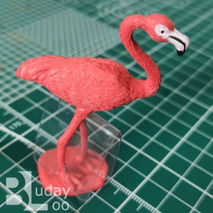 Mainan Miniatur  Burung Flamingo Bird Animal Figure