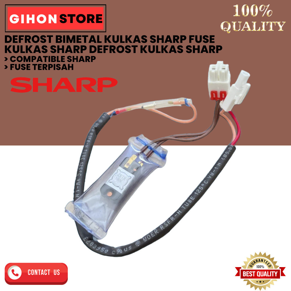 DEFROST BIMETAL KULKAS SHARP FUSE KULKAS SHARP DEFROST KULKAS