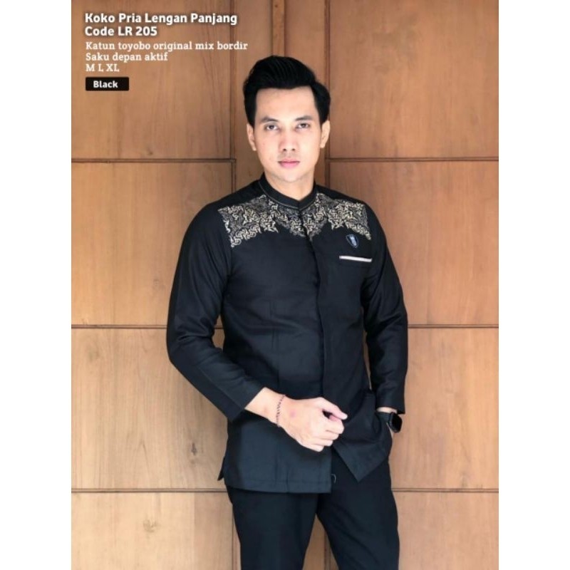 Koko Dewasa Lengan Panjang | Koko Toyobo | Koko Dewasa Bordir | Koko Lengan Panjang