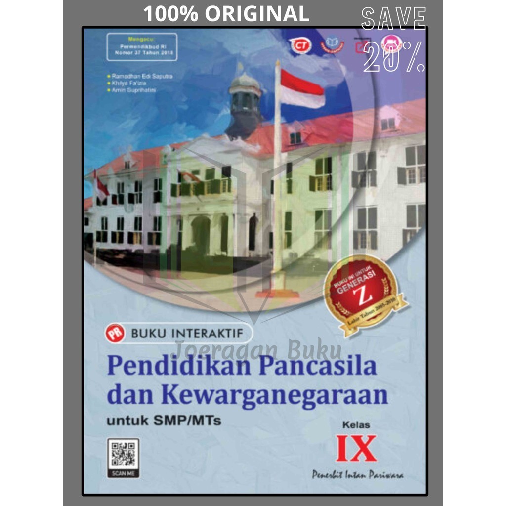 Buku Pr/Lks PPKN K13 SMP/MTS Kelas 9 Semester 1&2 Intan pariwara Tahun 2024 Terbaru