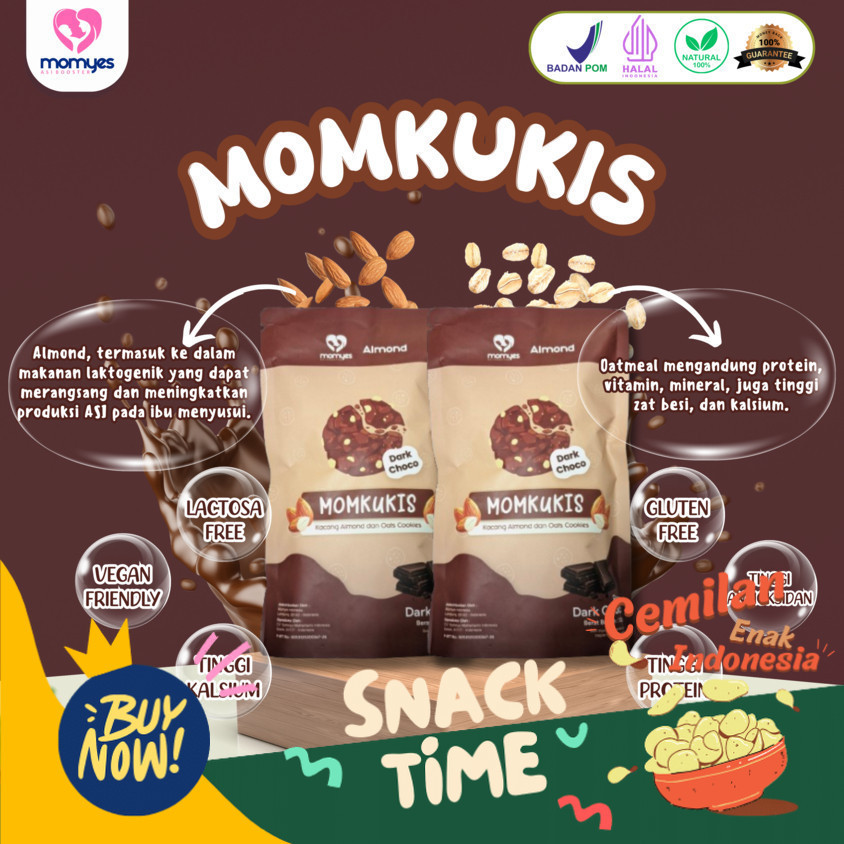 

Special Diskon MomyesAlmond MOMKUKIS - Cemilan Ibu Hamil dan Menyususi [ Sehat dan Kaya Serat ] Cemilan Almond Sehat