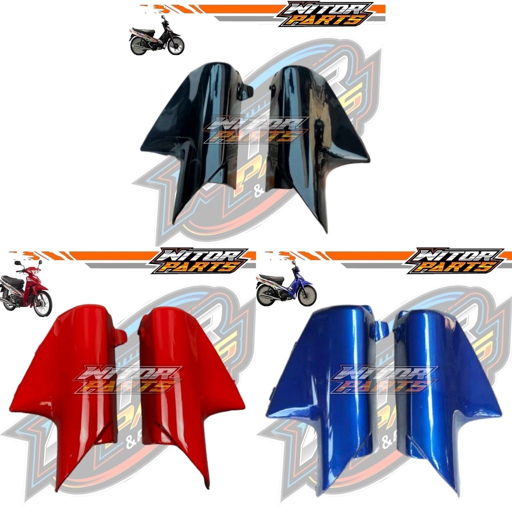 Tutup Shock Depan Vega R Lama Hitam Merah Biru / Cover Shock Depan Vega R Lama Hitam Merah Biru / Co