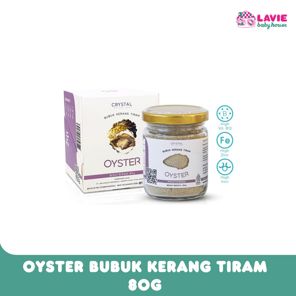 

Crystal of the sea Bubuk Kerang Tiram Oyster 80g