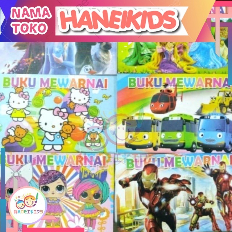 

BUKU MEWARNAI ANAK MURAH UKURAN MEDIUM / BELAJAR MEWARNAI / MAINAN EDUKASI BUKU MEWARNAI ANAK TERMURAH