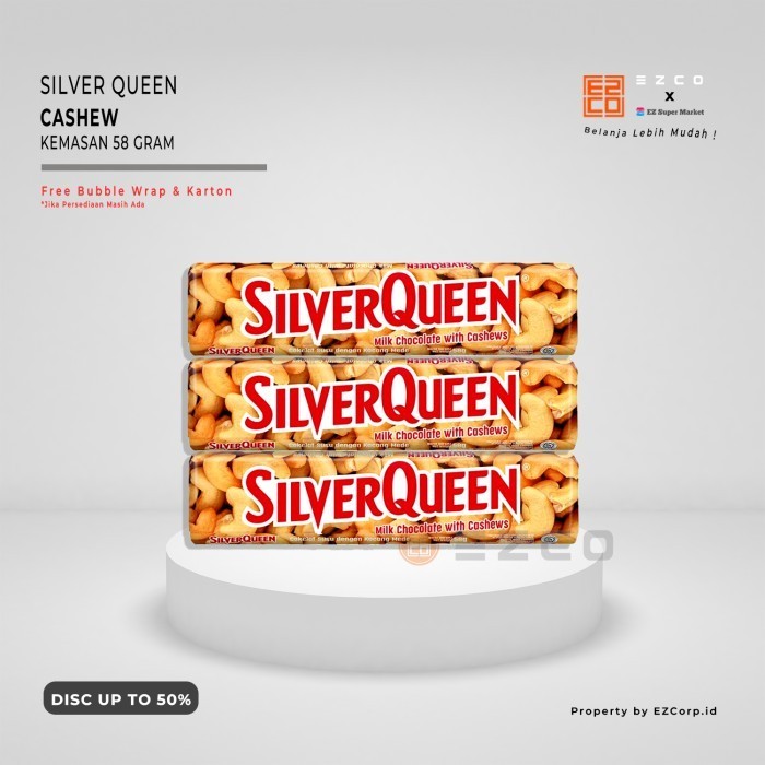

SILVER QUEEN CASHEW KEMASAN 58 GRAM