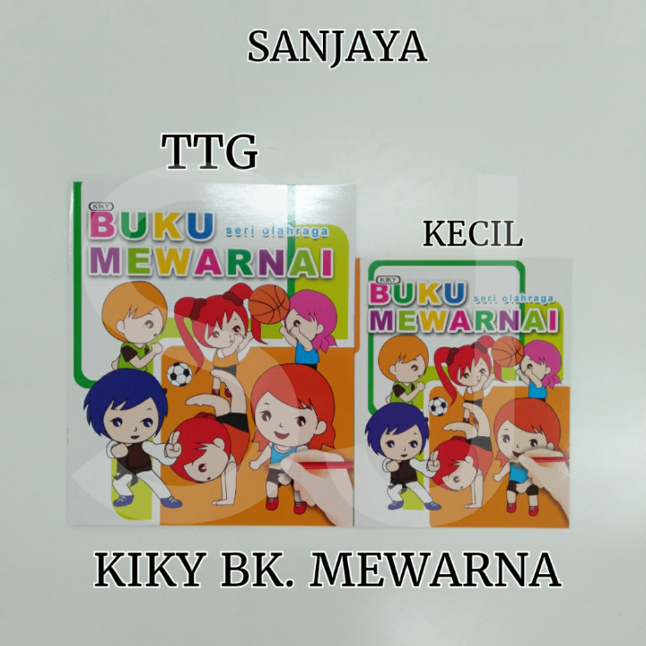 

(HASANS HOME)Kiky Buku Latihan Anak Mewarnai / Buku Anak Mewarnai / Buku Anak Sekolah / Kiky Bk Mewarna