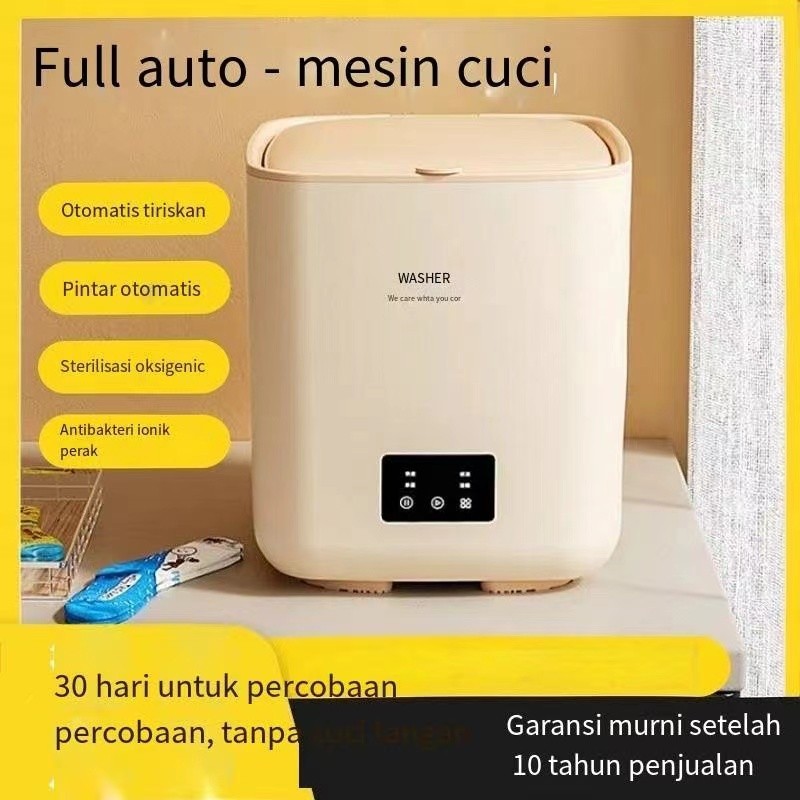Mesin cuci mini portabel/mesin cuci otomatis untuk pakaian dalam dan pakaian dalam untuk bayi/mesin 