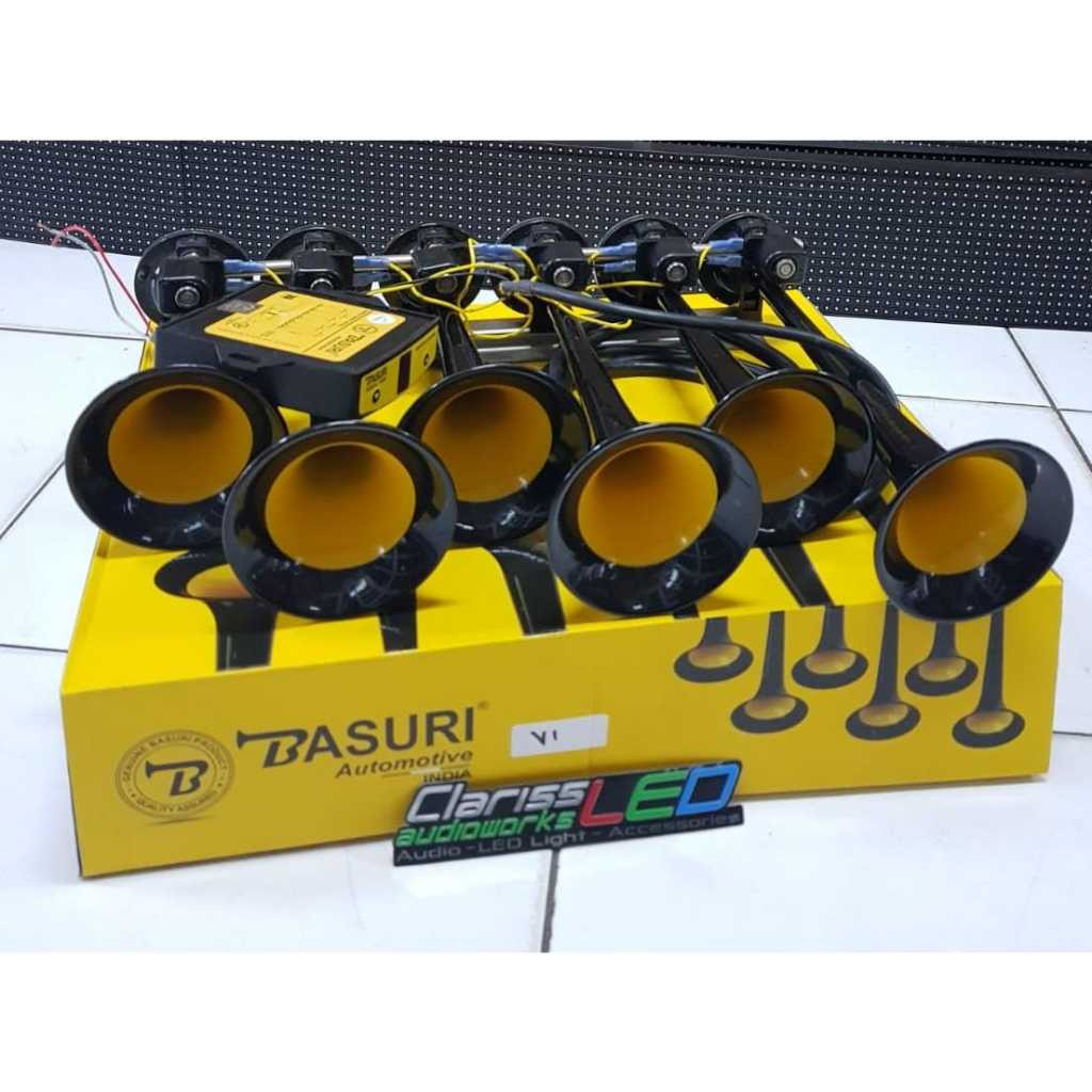 SPESIAL PROMO SALE KLAKSON BASURI V1 12V 24V (BONUS REMOT DAN SELANG)