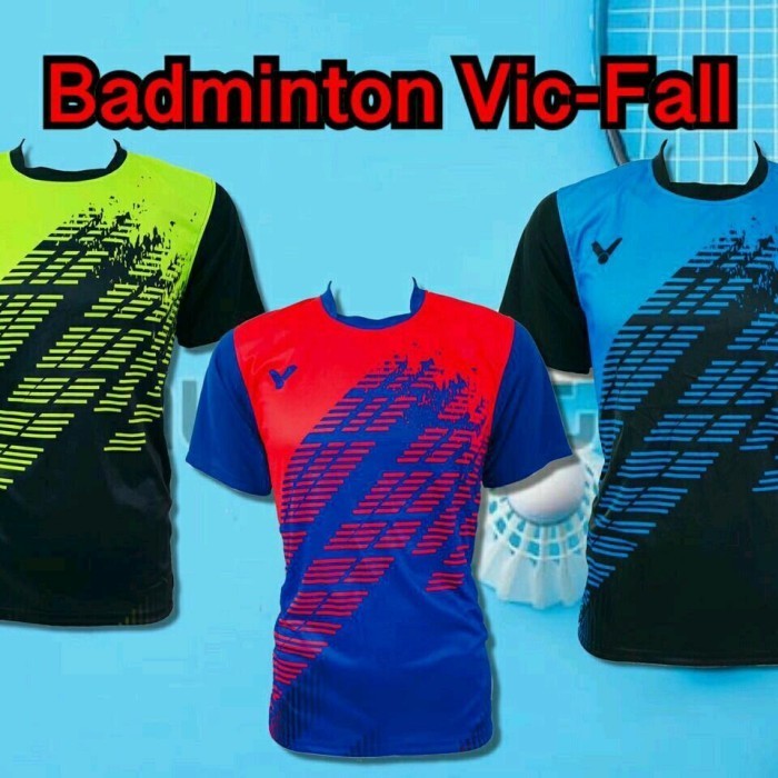 Kaos Baju Badminton Victor Corak Fall -MN24