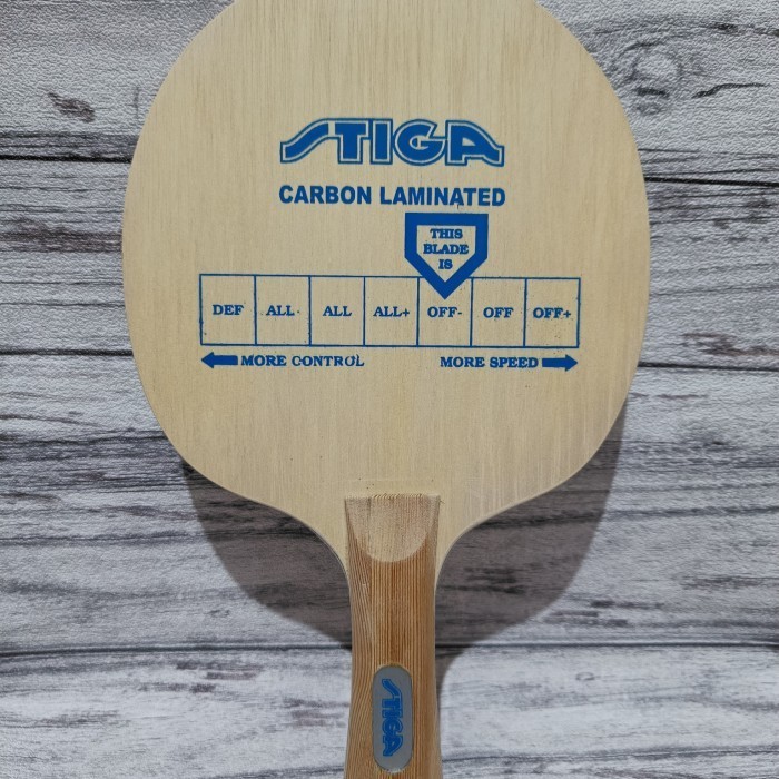 Kayu Bet Pingpong Tenis Meja STIGA Carbon Laminated FL -MN24