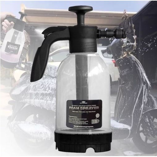 Hand Pump Snow Foam wash Sprayer Alat Semprot Cuci Salju Busa Pencuci Sepeda Motor Mobil Portable Ad