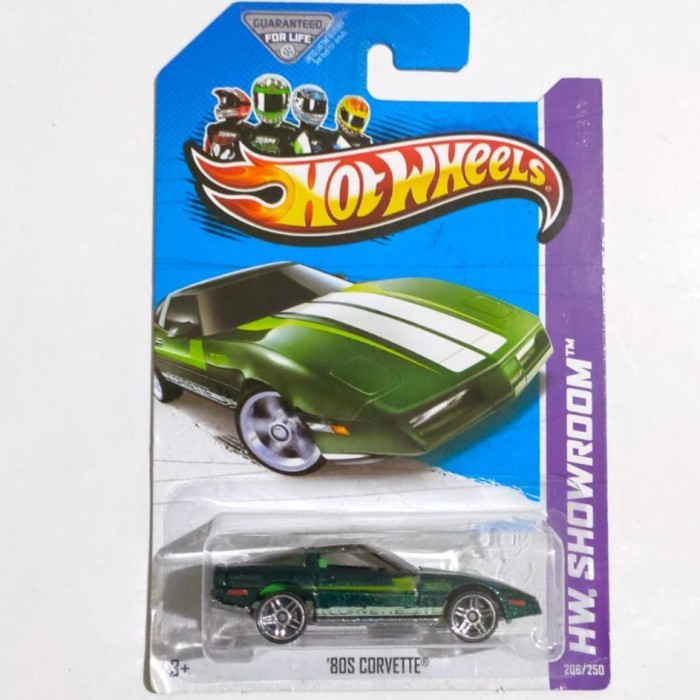 HW Hot Wheels 80S Corvette Hijau 80 Corvette -DD24
