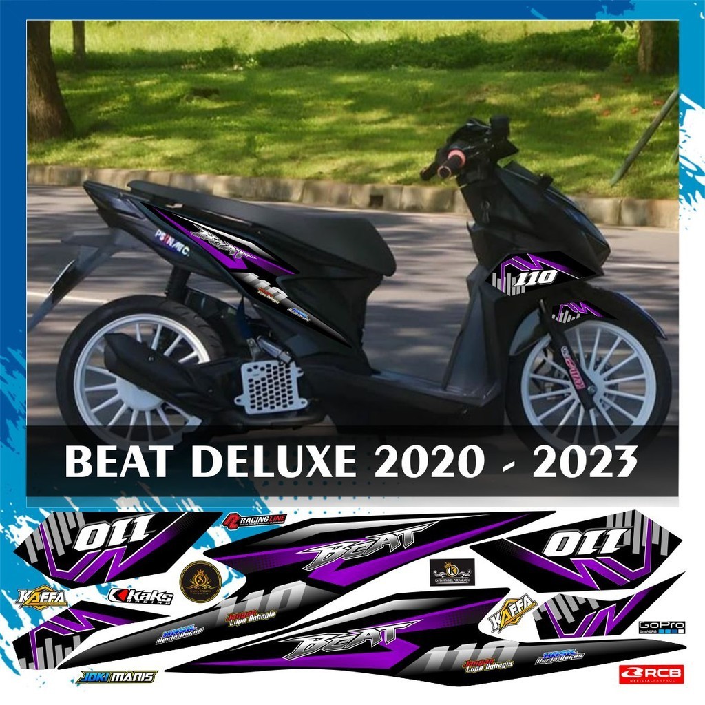 COD / STRIPING TERLARIS Stiker Striping Beat Deluxe New/ Beat Street / Variasi List Skotlet Beat Del